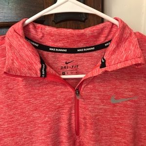 Pink Nike quarter zip